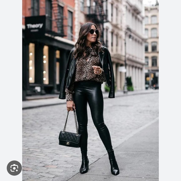 Commando Faux Leather Leggings Black XL NWT - Picture 7 of 7